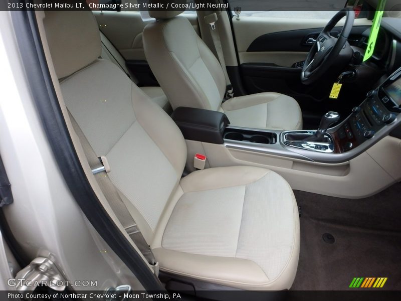 Champagne Silver Metallic / Cocoa/Light Neutral 2013 Chevrolet Malibu LT