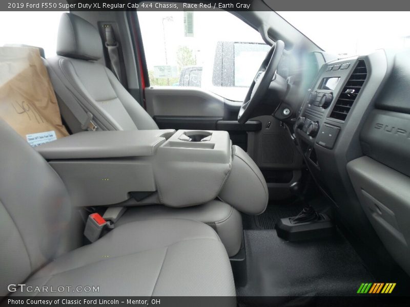 Race Red / Earth Gray 2019 Ford F550 Super Duty XL Regular Cab 4x4 Chassis