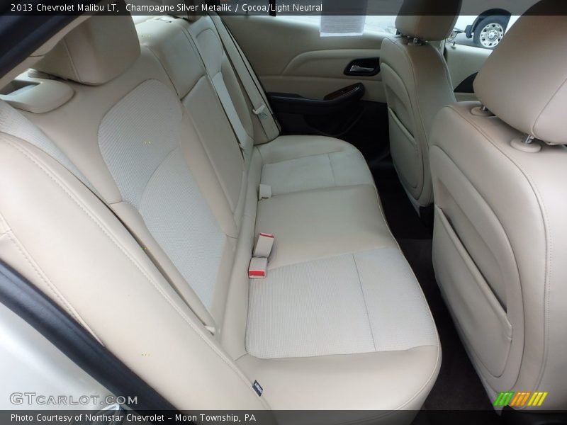 Champagne Silver Metallic / Cocoa/Light Neutral 2013 Chevrolet Malibu LT
