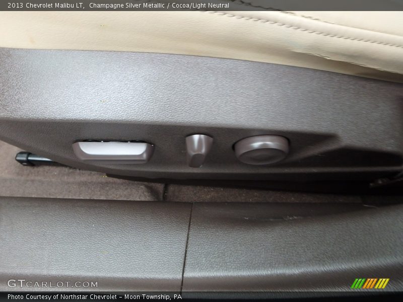 Champagne Silver Metallic / Cocoa/Light Neutral 2013 Chevrolet Malibu LT