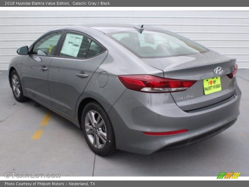 Galactic Gray / Black 2018 Hyundai Elantra Value Edition