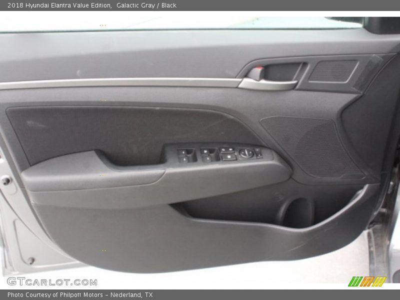Galactic Gray / Black 2018 Hyundai Elantra Value Edition