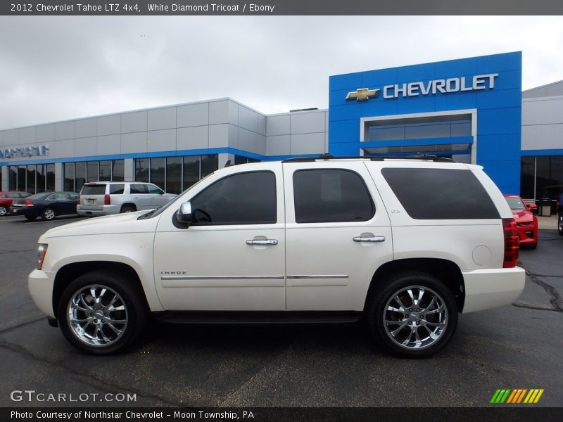 White Diamond Tricoat / Ebony 2012 Chevrolet Tahoe LTZ 4x4