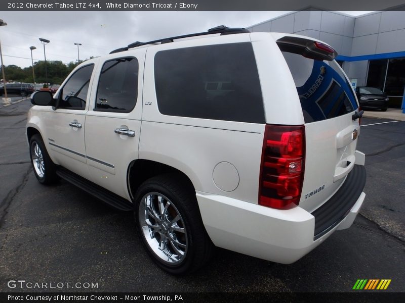 White Diamond Tricoat / Ebony 2012 Chevrolet Tahoe LTZ 4x4