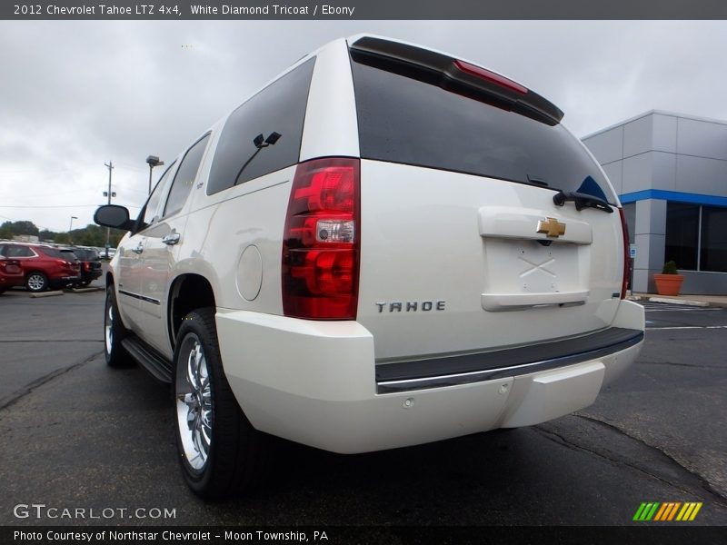 White Diamond Tricoat / Ebony 2012 Chevrolet Tahoe LTZ 4x4