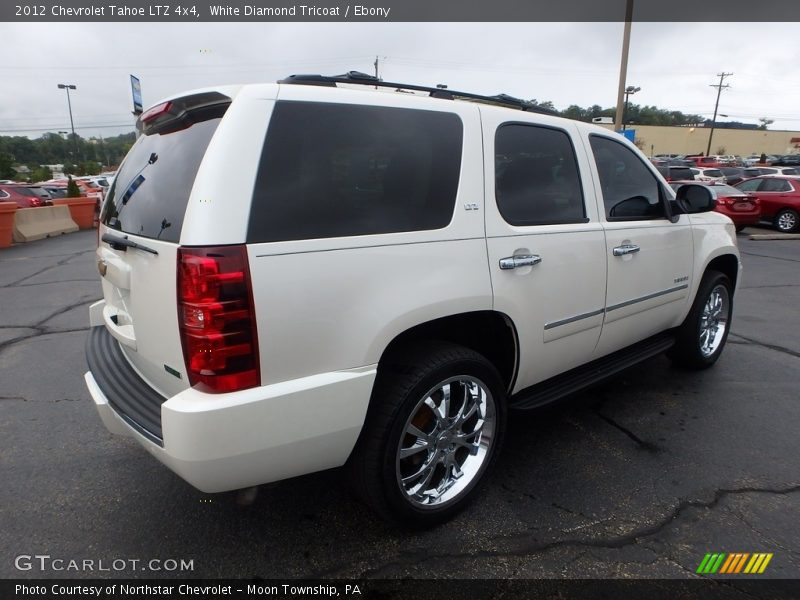 White Diamond Tricoat / Ebony 2012 Chevrolet Tahoe LTZ 4x4