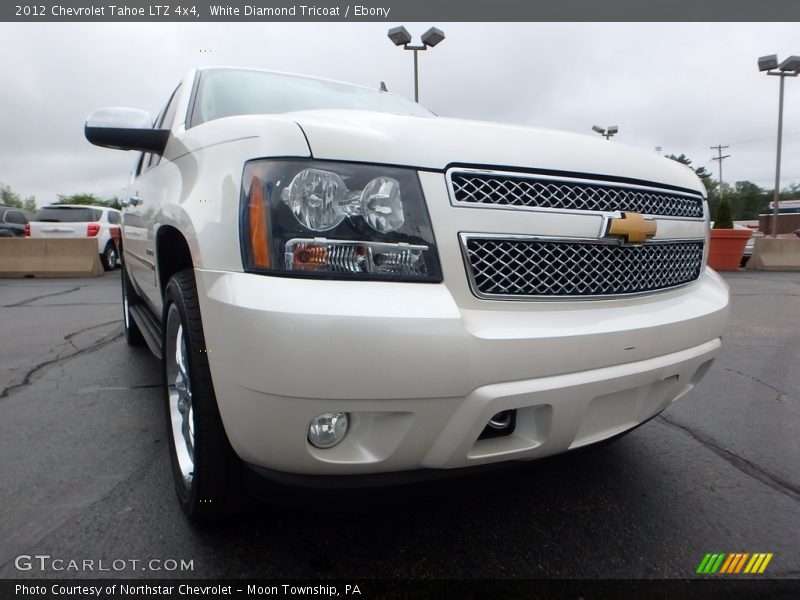White Diamond Tricoat / Ebony 2012 Chevrolet Tahoe LTZ 4x4