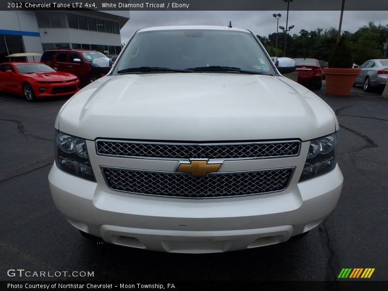 White Diamond Tricoat / Ebony 2012 Chevrolet Tahoe LTZ 4x4