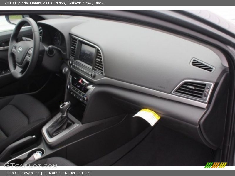 Galactic Gray / Black 2018 Hyundai Elantra Value Edition