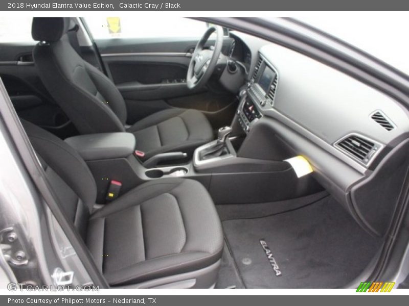 Galactic Gray / Black 2018 Hyundai Elantra Value Edition