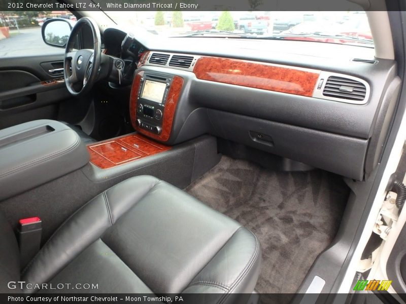 White Diamond Tricoat / Ebony 2012 Chevrolet Tahoe LTZ 4x4
