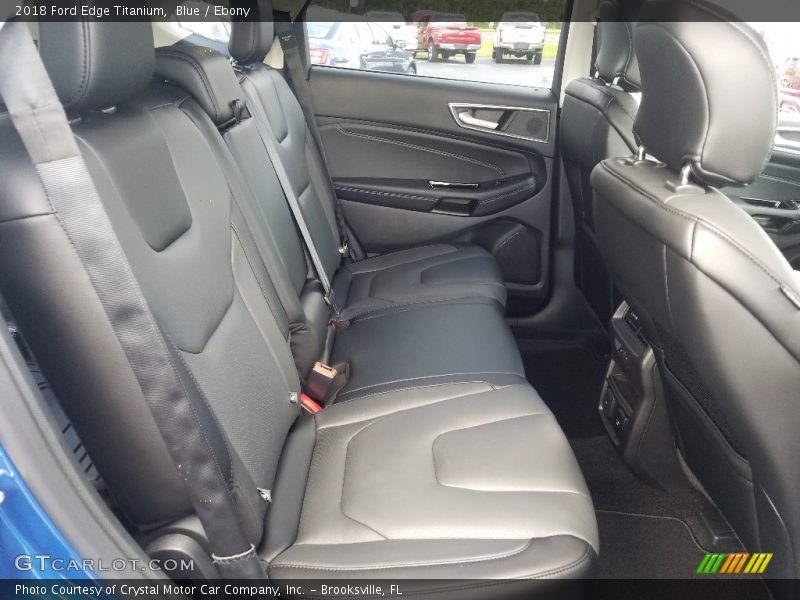 Blue / Ebony 2018 Ford Edge Titanium