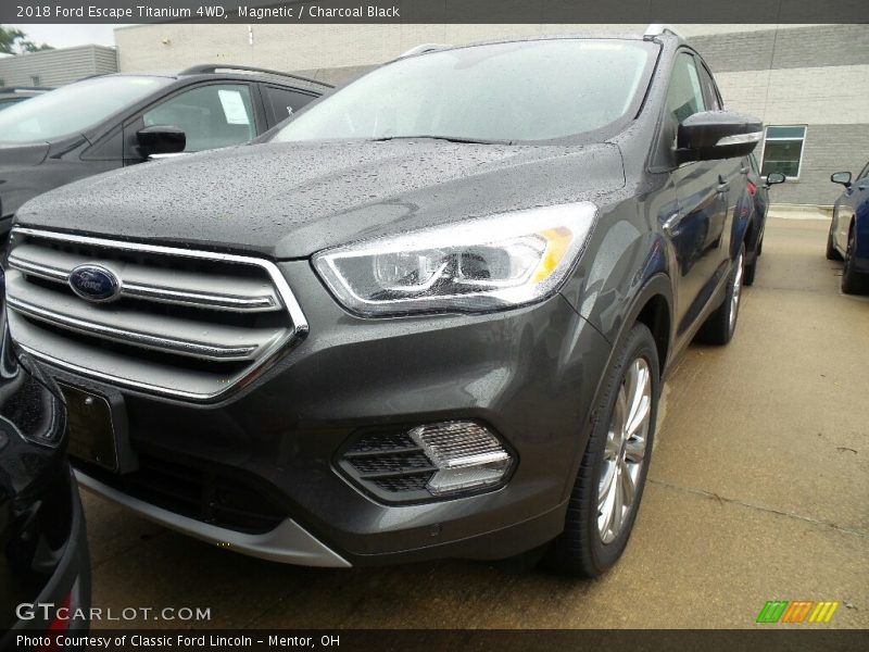 Magnetic / Charcoal Black 2018 Ford Escape Titanium 4WD