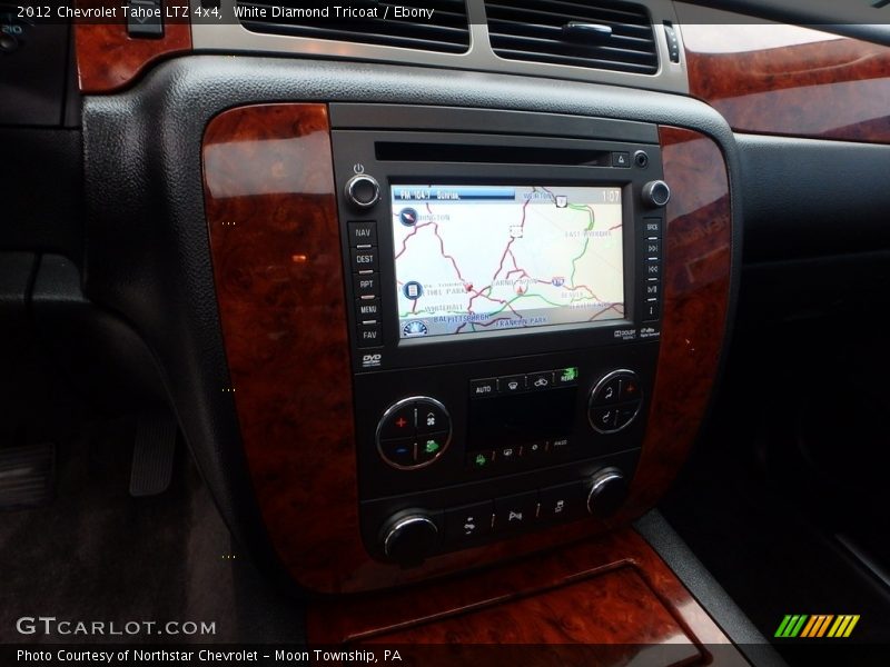 White Diamond Tricoat / Ebony 2012 Chevrolet Tahoe LTZ 4x4