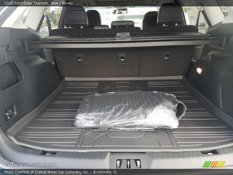 Blue / Ebony 2018 Ford Edge Titanium