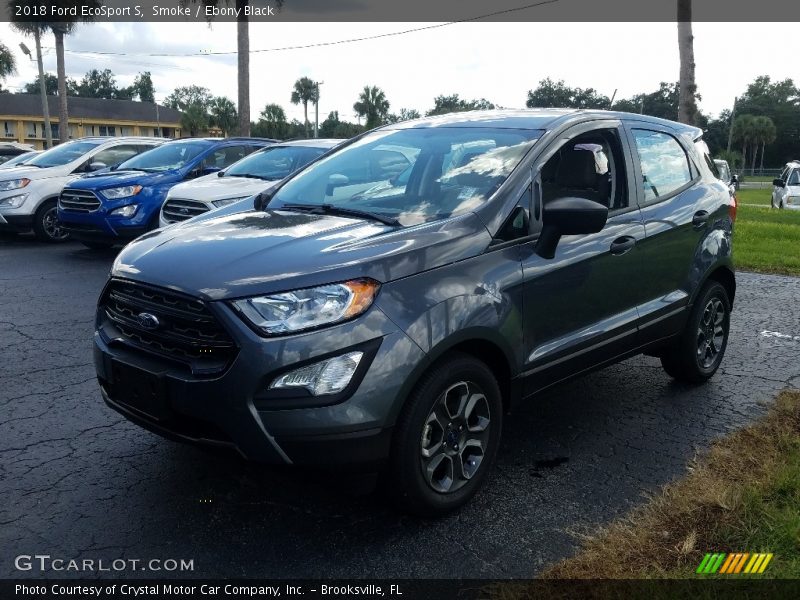 Smoke / Ebony Black 2018 Ford EcoSport S