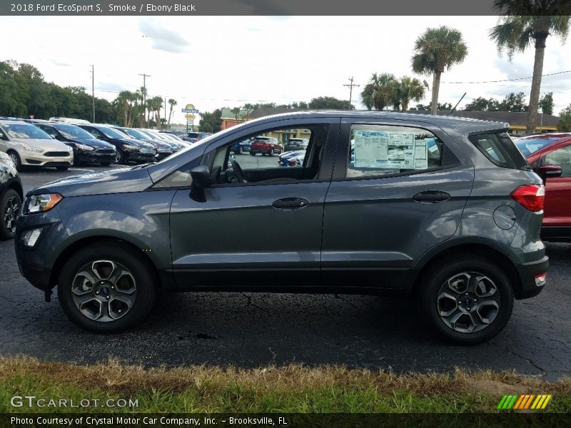 Smoke / Ebony Black 2018 Ford EcoSport S