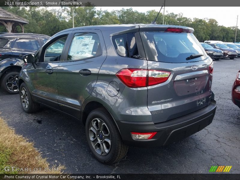 Smoke / Ebony Black 2018 Ford EcoSport S