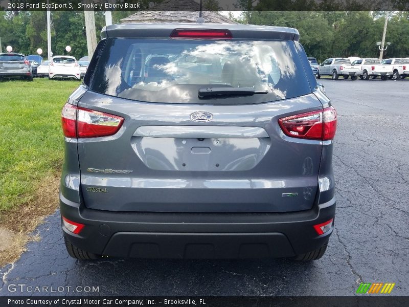 Smoke / Ebony Black 2018 Ford EcoSport S