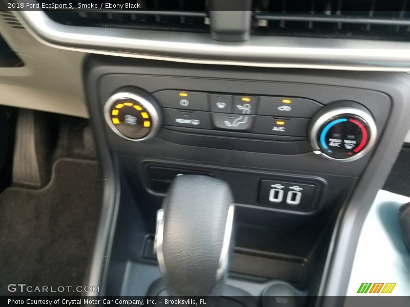 Smoke / Ebony Black 2018 Ford EcoSport S