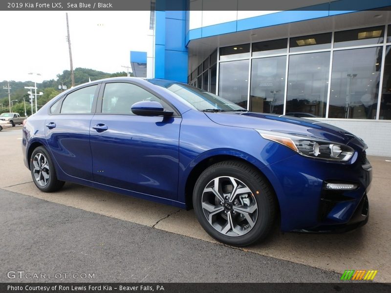 Sea Blue / Black 2019 Kia Forte LXS