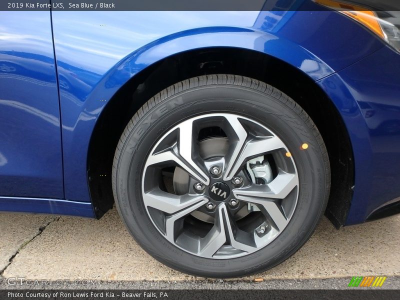 Sea Blue / Black 2019 Kia Forte LXS