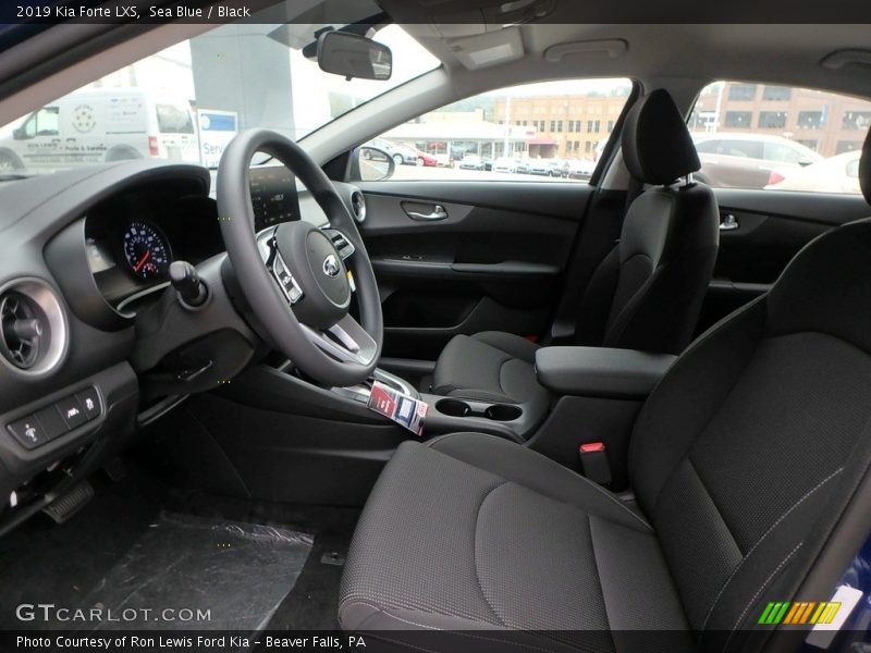 Sea Blue / Black 2019 Kia Forte LXS