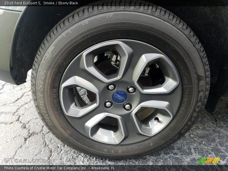 Smoke / Ebony Black 2018 Ford EcoSport S