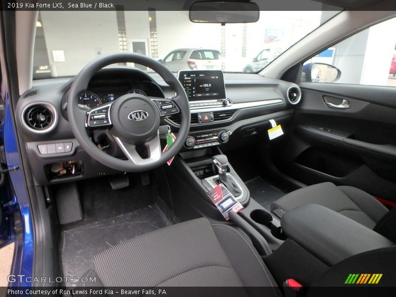 Sea Blue / Black 2019 Kia Forte LXS