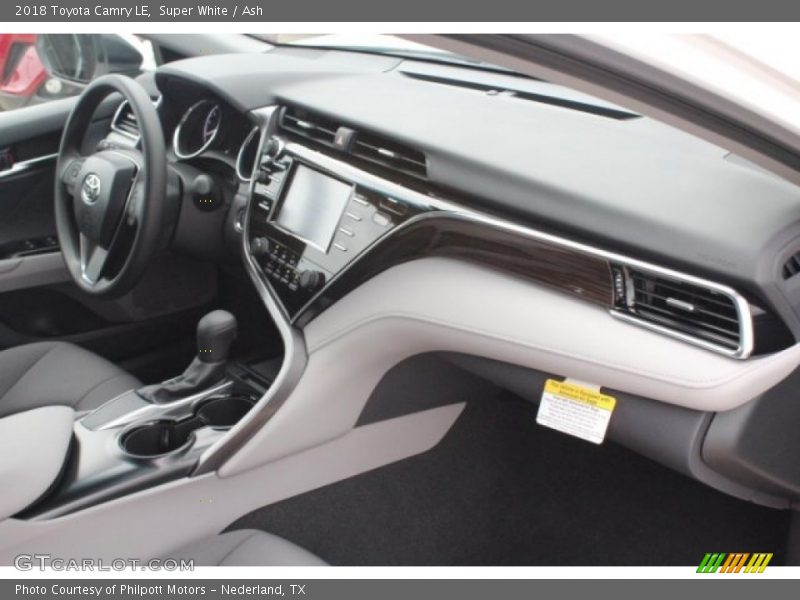 Super White / Ash 2018 Toyota Camry LE