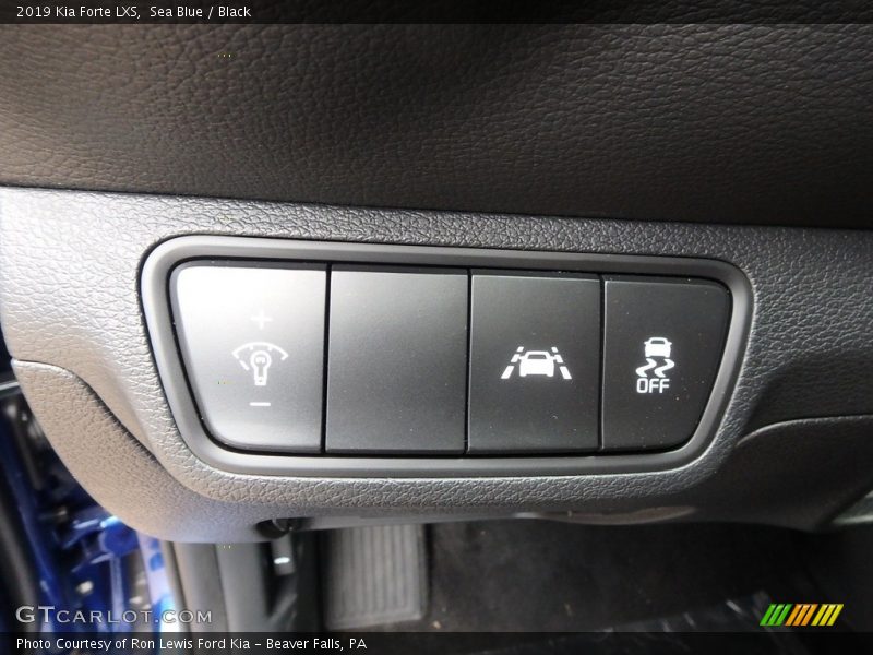 Sea Blue / Black 2019 Kia Forte LXS