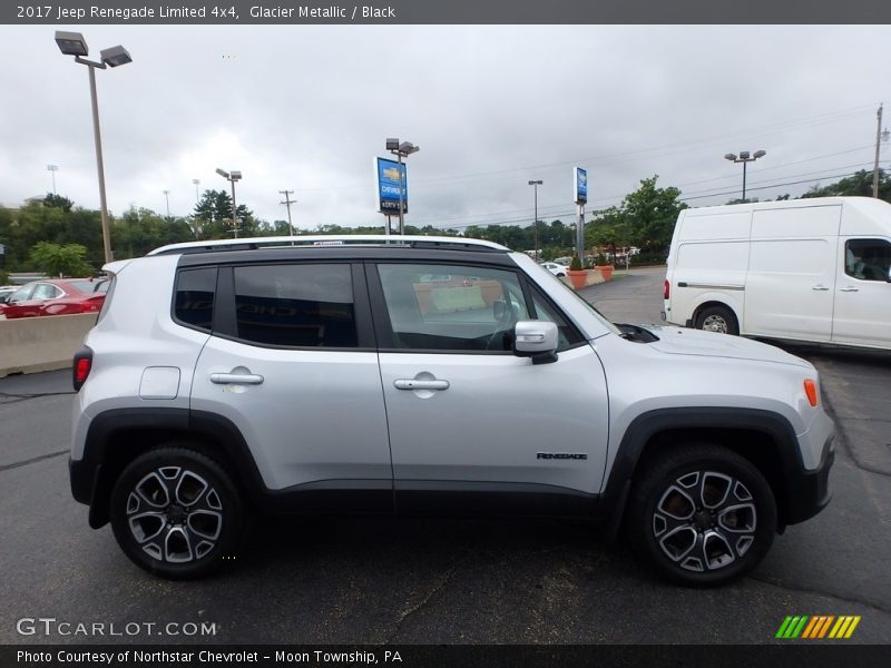 Glacier Metallic / Black 2017 Jeep Renegade Limited 4x4