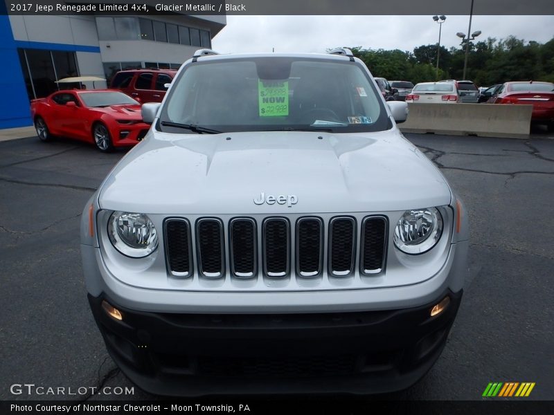 Glacier Metallic / Black 2017 Jeep Renegade Limited 4x4