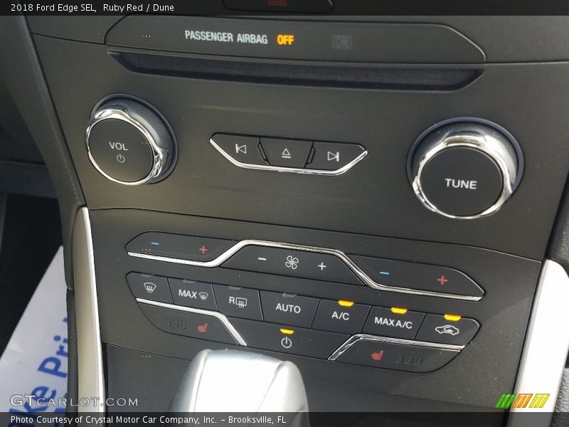 Ruby Red / Dune 2018 Ford Edge SEL