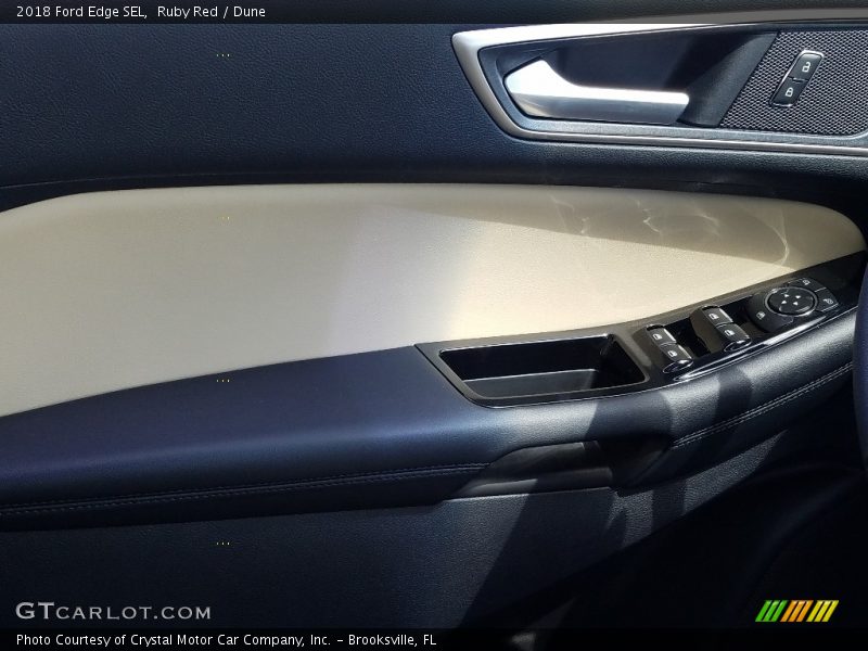 Ruby Red / Dune 2018 Ford Edge SEL