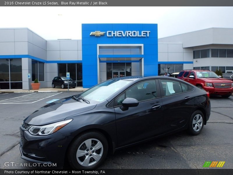 Blue Ray Metallic / Jet Black 2016 Chevrolet Cruze LS Sedan