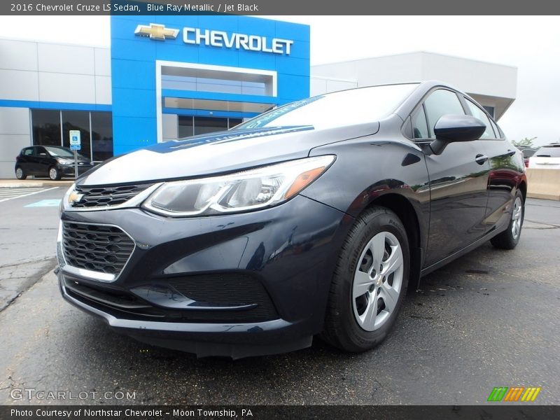 Blue Ray Metallic / Jet Black 2016 Chevrolet Cruze LS Sedan