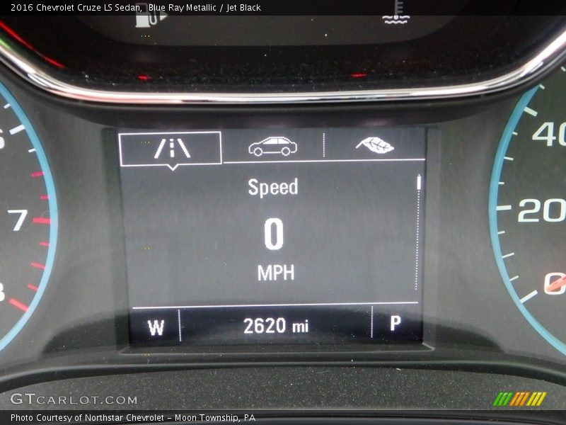 Blue Ray Metallic / Jet Black 2016 Chevrolet Cruze LS Sedan