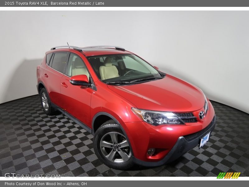 Barcelona Red Metallic / Latte 2015 Toyota RAV4 XLE