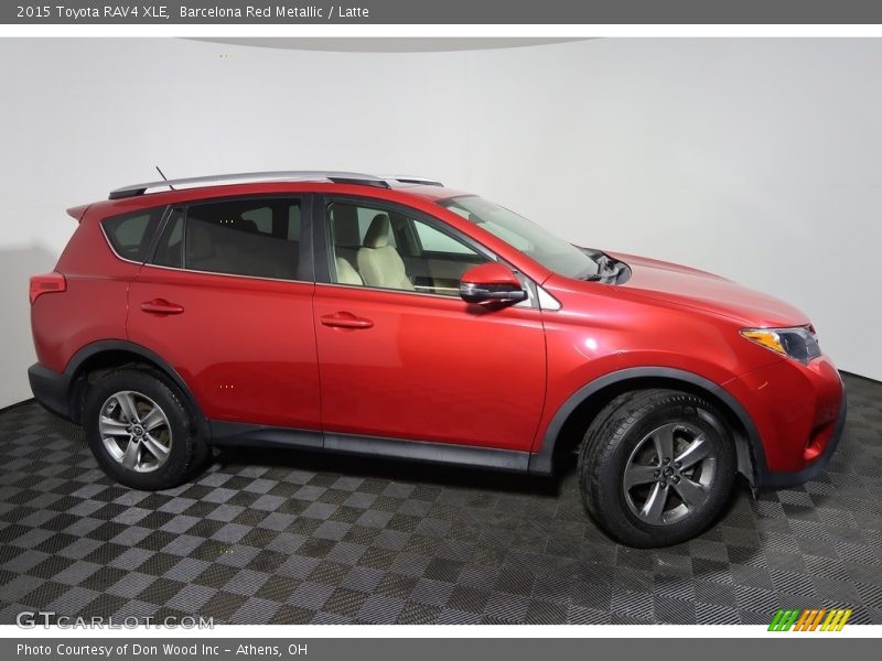 Barcelona Red Metallic / Latte 2015 Toyota RAV4 XLE