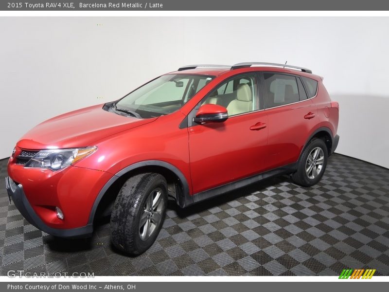 Barcelona Red Metallic / Latte 2015 Toyota RAV4 XLE