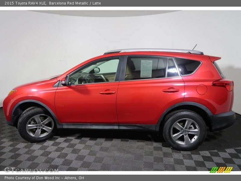 Barcelona Red Metallic / Latte 2015 Toyota RAV4 XLE
