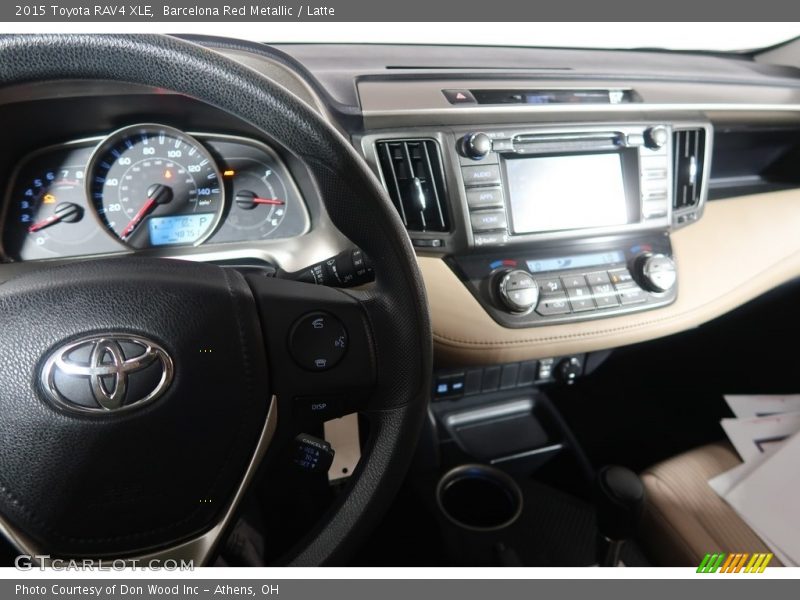 Barcelona Red Metallic / Latte 2015 Toyota RAV4 XLE