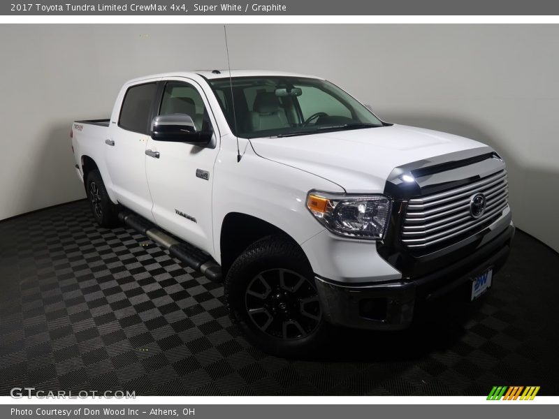 Super White / Graphite 2017 Toyota Tundra Limited CrewMax 4x4