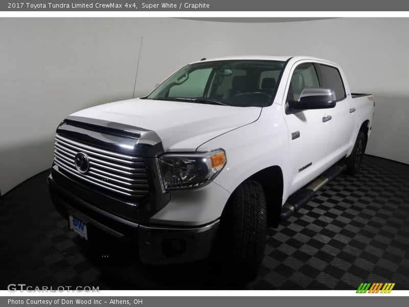 Super White / Graphite 2017 Toyota Tundra Limited CrewMax 4x4