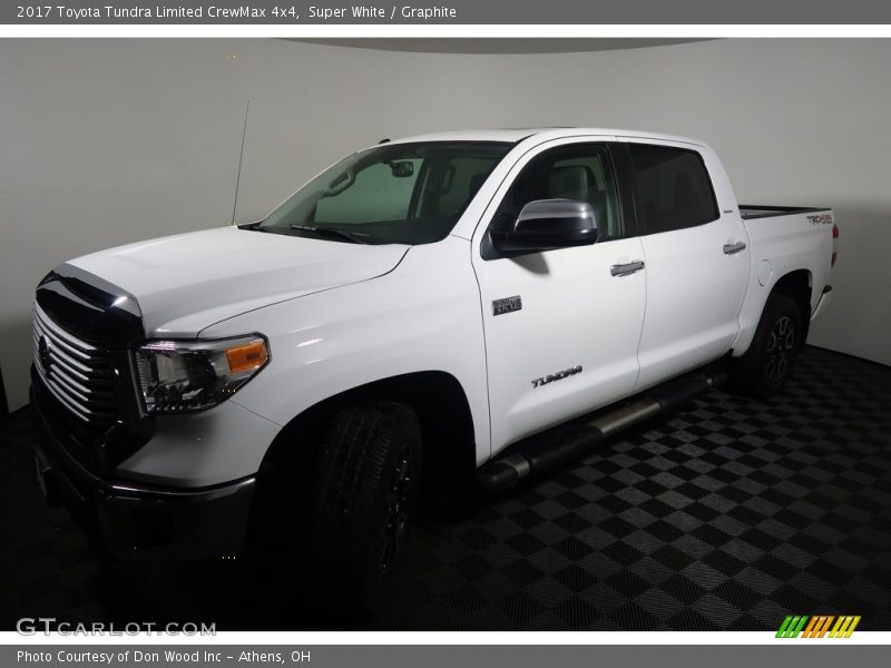 Super White / Graphite 2017 Toyota Tundra Limited CrewMax 4x4