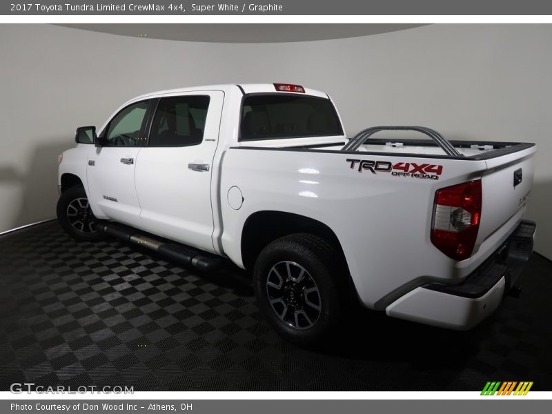 Super White / Graphite 2017 Toyota Tundra Limited CrewMax 4x4
