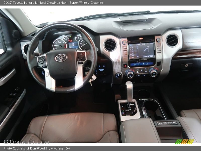 Super White / Graphite 2017 Toyota Tundra Limited CrewMax 4x4