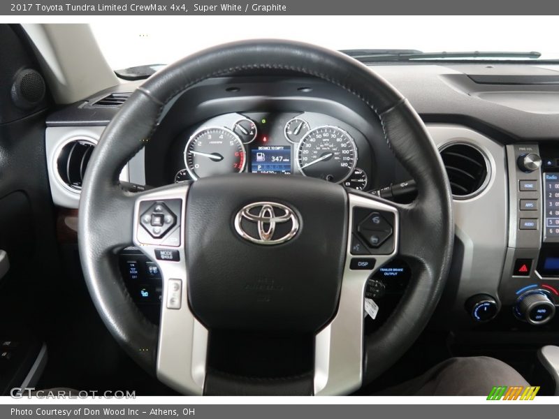 Super White / Graphite 2017 Toyota Tundra Limited CrewMax 4x4