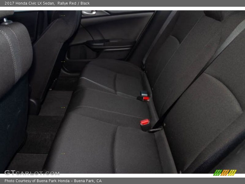 Rallye Red / Black 2017 Honda Civic LX Sedan